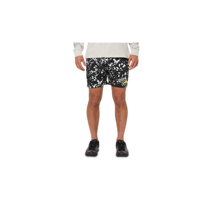 Caterpillar Clothing Pakistan - Caterpillar Foundation Swim Trunk Mens Shorts Black/White (285036-VIH)